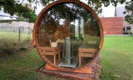 instalar saunas tipo barril espana