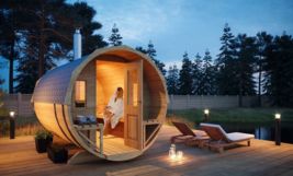 saunas tipo barril para exteriores en barcelona